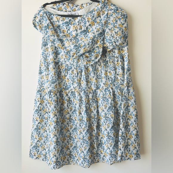 En Saison Women’s Midi Dress in Blue Floral Size XS - Picture 7 of 14